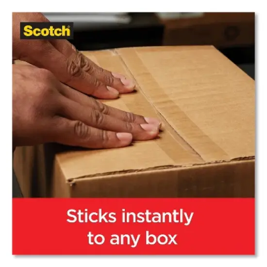 Scotch Box Lock Packaging Tape - 1.88" x 54.6 yds - Clear - Case of 6 image {3}