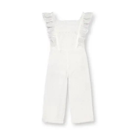 Hope & Henry Girls' Flutter Sleeve Jumpsuit, Kids image {5}