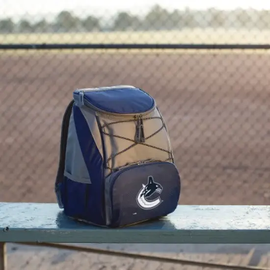 NHL Vancouver Canucks PTX Backpack Cooler - Navy Blue image {3}