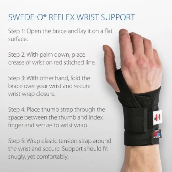Swede-O Reflex Wrist Support image {5}