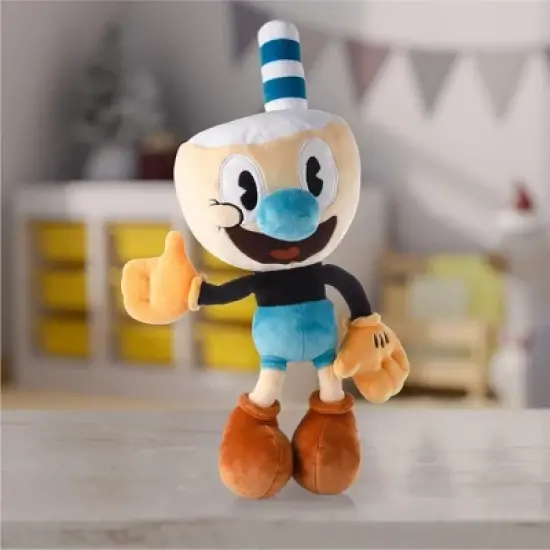 Mighty Mojo Cuphead & Mugman Bundle - 15-Inch Super Soft & Huggable Stuffed Doll image {6}