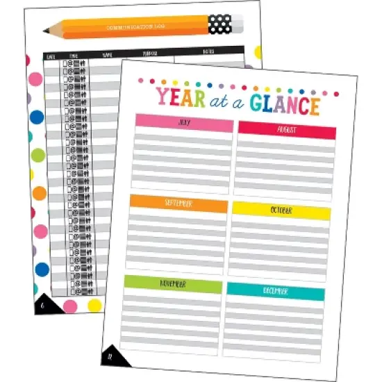 Schoolgirl Style Hello Sunshine Teacher Planner Plan Book image {2}
