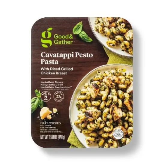 Cavattappi Pesto Pasta with Chicken - 15.8oz - Good & Gather&trade; image {4}