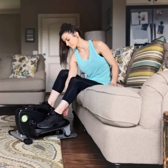 Stamina InMotion Compact Strider with Smart Workout App, No Subscription Required with Under Desk Seated Mini Elliptical image {6}