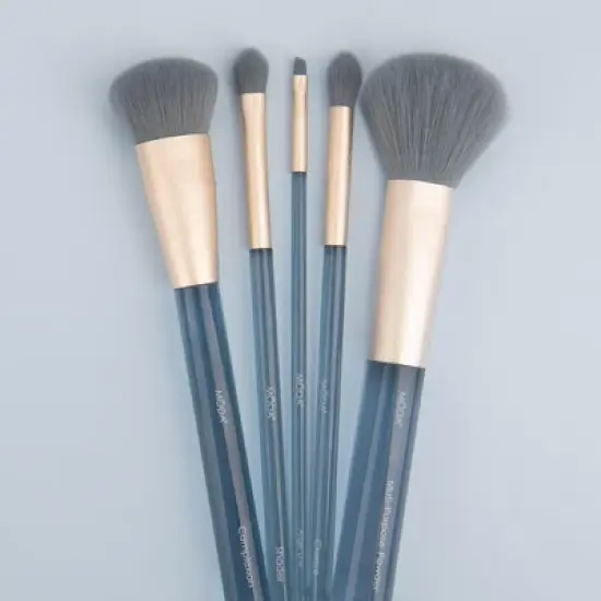 MODA Brush Tranquil Tides Face Makeup Brush Kit- 5pc image {5}