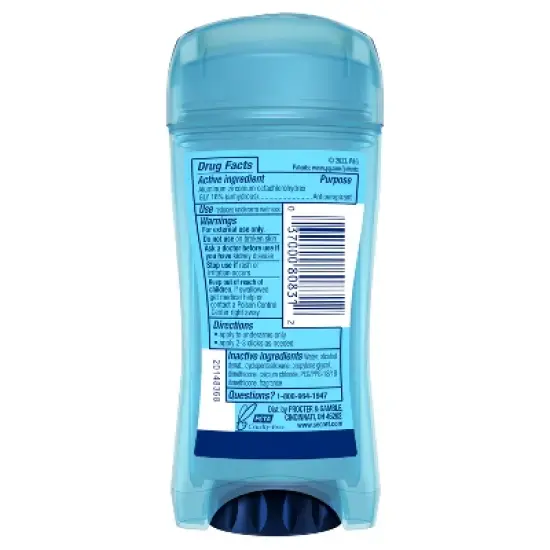 Secret Outlast Clear Gel Antiperspirant & Deodorant for Women - Completely Clean - 2.6oz image {10}