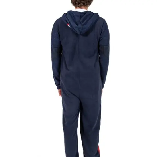Spider-Man Miles Morales Men's Hooded Union Suit With Leg Hem image {5}