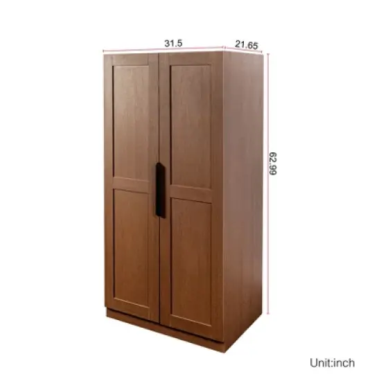COWLOWN Freestanding Kitchen Pantry Cabinet with Shelves, Buffet Storage Cupboard for Dining Room & Living Room image {1}