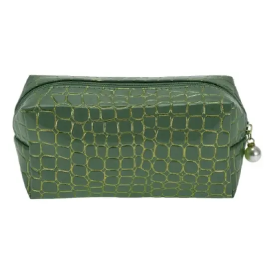 Unique Bargains Women Portable Stone Pattern Makeup Bag 1 Pc image {5}