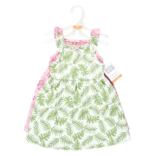 Hudson Baby Baby Girls Cotton Dresses, Palm Leaf image {1}