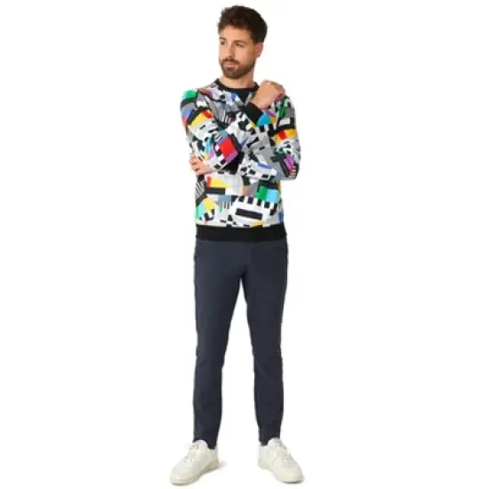 OppoSuits Men's Sweater - Testival - Multicolor image {2}