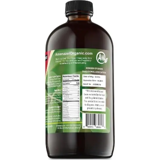 Amenazel Organic Moringa Bitters, 16 fl oz. image {2}