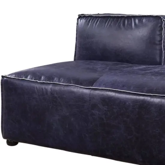 54" Birdie Grain Leather Chaise Lounge - Acme Furniture image {5}