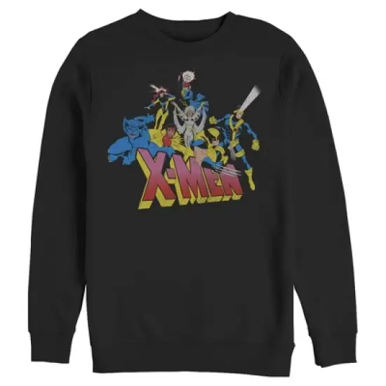 Men's Marvel X-Men Classic Group Shot Sweatshirt image {2}
