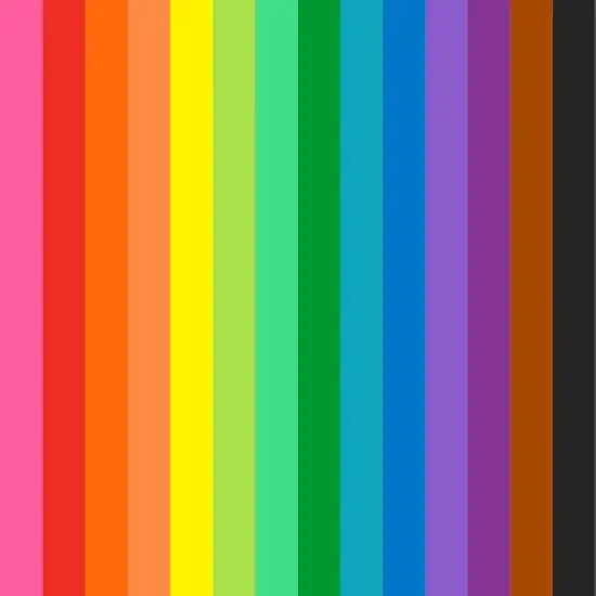 Tulip Color 14pk Dual-Tip Fabric Markers Rainbow image {6}