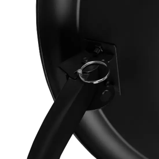 Flash Furniture 22.5" Foldable Wood Burning Firepit with Mesh Spark Screen and Poker image {9}