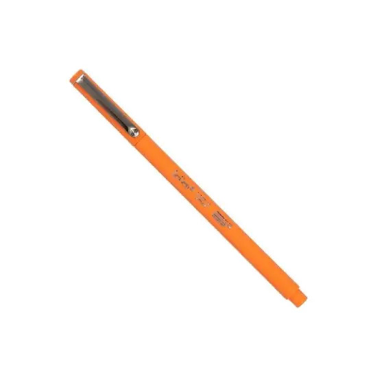 Marvy Uchida Le Pen Felt Pen Ultra Fine Point Orange Ink 2/Pack (7655879A) image {1}