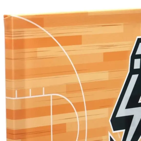 NBA San Antonio Spurs Court Canvas Wall Sign image {3}