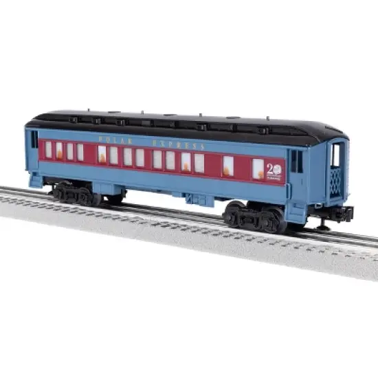 Lionel The Polar Express 20th Anniversary Add-On Coach - Black Roof: O Scale Plastic Toy Vehicle Accessory image {7}