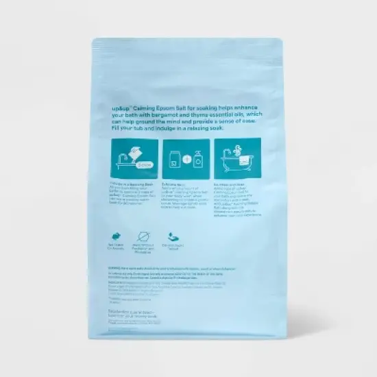 Calming Epsom Bath Salt - Fresh Citrus & Cedarwood - 48oz - up&up&trade; image {2}