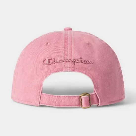 Champion Adult Pigment-Washed Twill Baseball Hat - Cosmic Pink image {1}