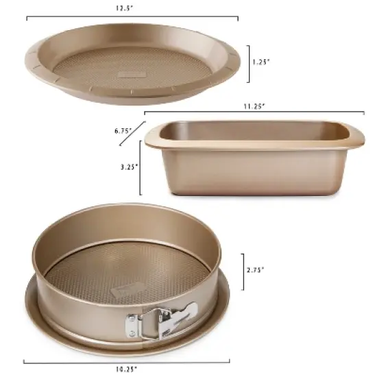 BergHOFF Balance 3Pc Non-stick Carbon Steel Bake Pan Set image {7}