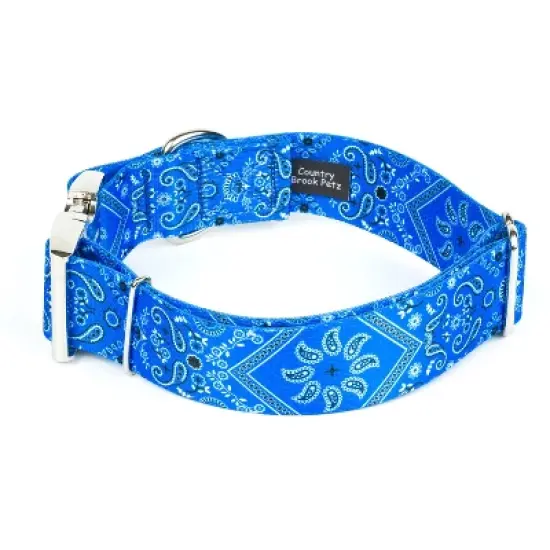 Country Brook Petz HossFit Jr Wide Premium Dog Collar - Country and Western Collection image {3}