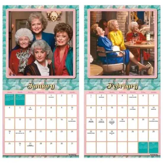 Trends International 2026 Golden Girls 12"x12" Wall Calendar image {5}