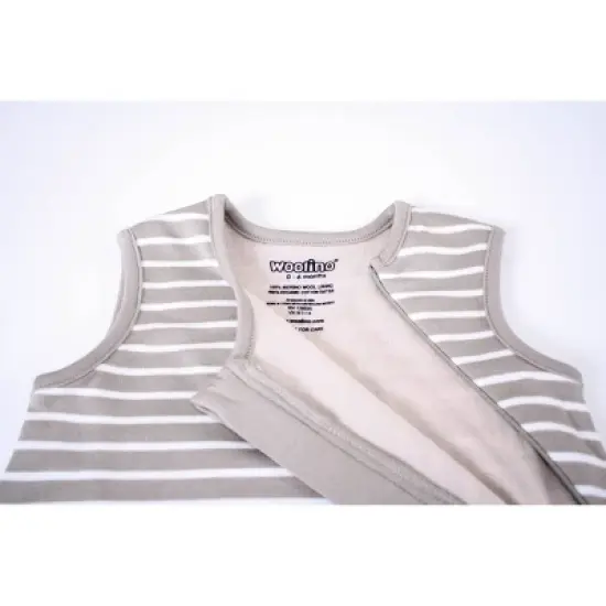 Woolino 4 Season Basic Baby Swaddle Wrap, Merino Wool, Earth, 18-36 Months image {2}