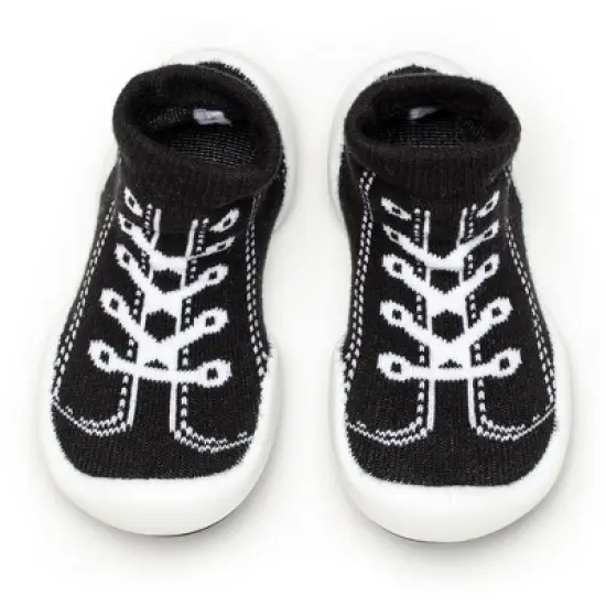 Komuello Toddler First Walk Sock Shoes - Sneakers Black image {11}
