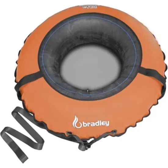Bradley Heavy-Duty 50" Snow Tube with Reinforced Cover | Rubber Truck Tire Tube Sled for Extreme Sledding and Winter Fun image {9}