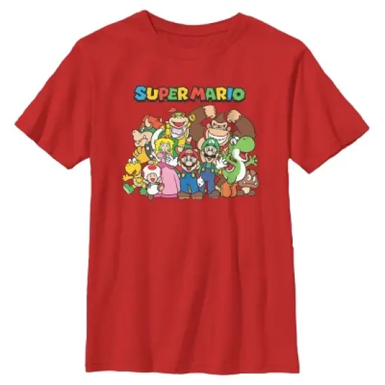 Boy's Nintendo Mario Characters T-Shirt image {2}