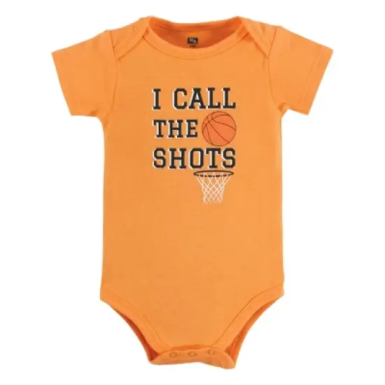 Hudson Baby Cotton Bodysuits, Sports Stripes image {4}
