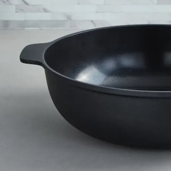 BergHOFF Phantom Nonstick Ceramic Wok Pan, Recycled Cast Aluminum image {4}