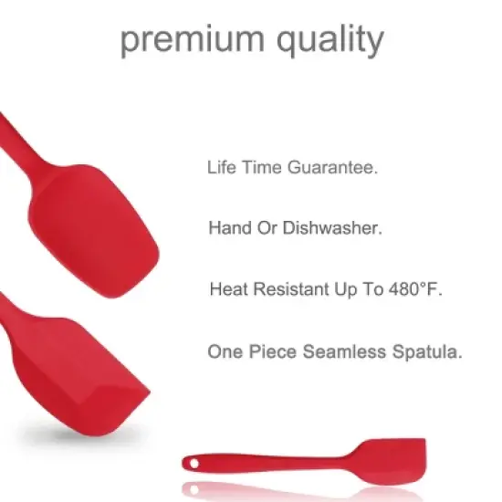 Unique Bargains Heat Resistant Non-scratch Non Stick Dishwasher Safe Spatula Set image {2}