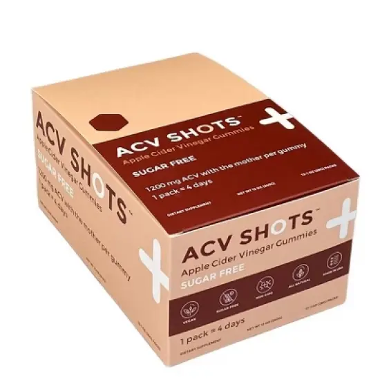 Seattle Gummy Company Sugar Free Apple Cider Vinegar Vegan Gummies - 48 Servings image {1}