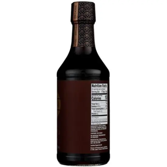 San-J Organic Shoyu Brewed Soy Sauce - Case of 6/20 fz image {4}