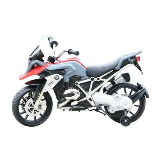 Rollplay 6V BMW Motorcycle Powered Ride-On - Red/Gray image {3}