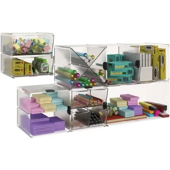 Deflecto Stackable Cube Organizer image {11}
