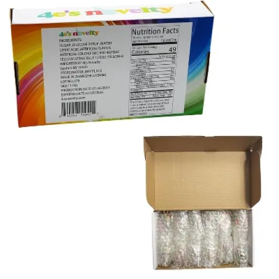 4E's Novelty 36 Pack Swirl Lollipops Bulk, 1.75" Round Rainbow Individually Wrapped, Birthday Party Favors, Goodie Bag Candy, Holiday Treats image {3}