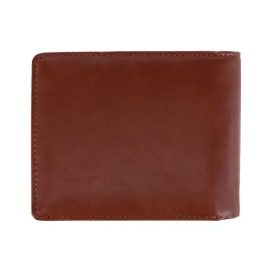Buxton Men's RFID Distressed Vegan Leather Bifold Wallet image {1}