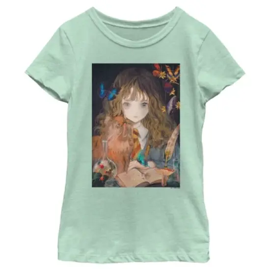 Girl's Harry Potter Hermione and Crookshanks T-Shirt image {3}