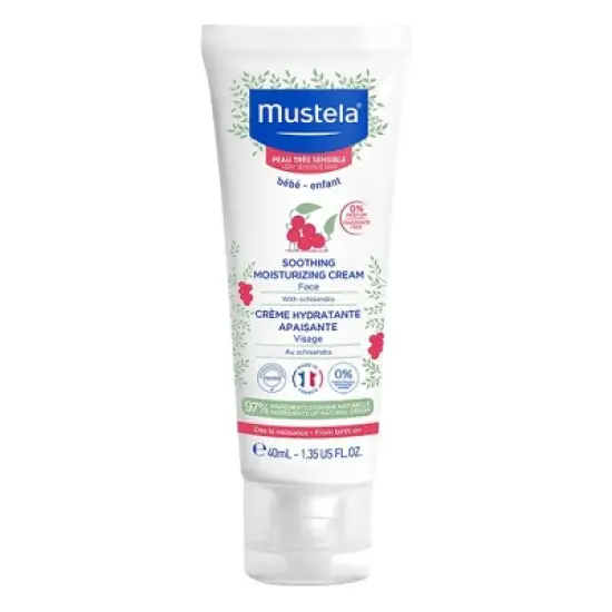 Mustela Sensitive Soothing Moisturizing Baby Face Cream - Unscented - 1.35 fl oz image {7}