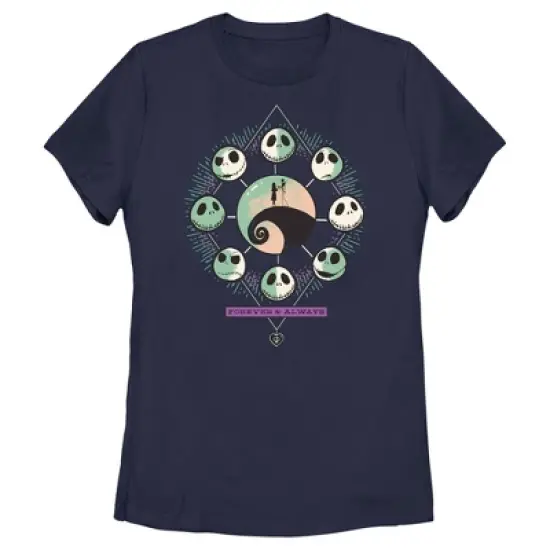 Women's The Nightmare Before Christmas Forever & Always Couple T-Shirt image {3}