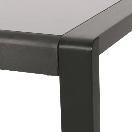 Christopher Knight Home Bennett Outdoor Aluminum and Tempered Glass Coffee Table image {5}