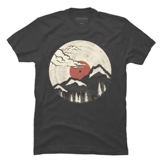 Men's Design By Humans MTN LP... By NDTank T-Shirt image {5}