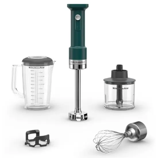 KitchenAid Go Cordless Hand Immersion Blender: Mixes, Blends, Chops, Whips, Dishwasher-Safe Parts, 1 Speed, Shaded Palm image {4}