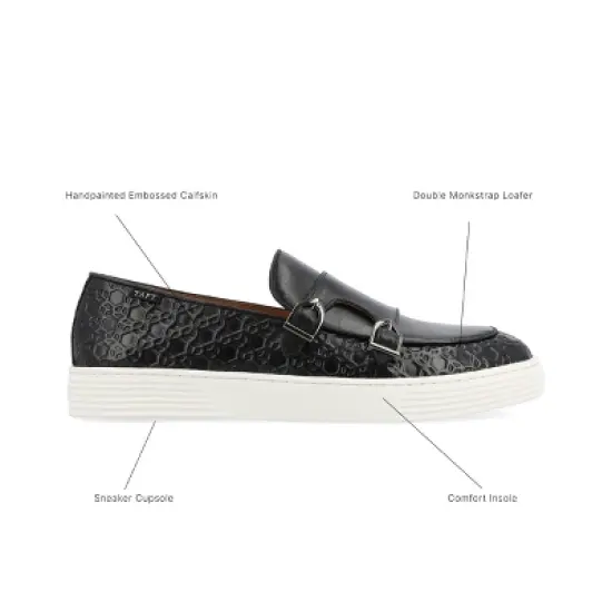 TAFT 365 Men's Model 107 Double Monk Loafer image {7}
