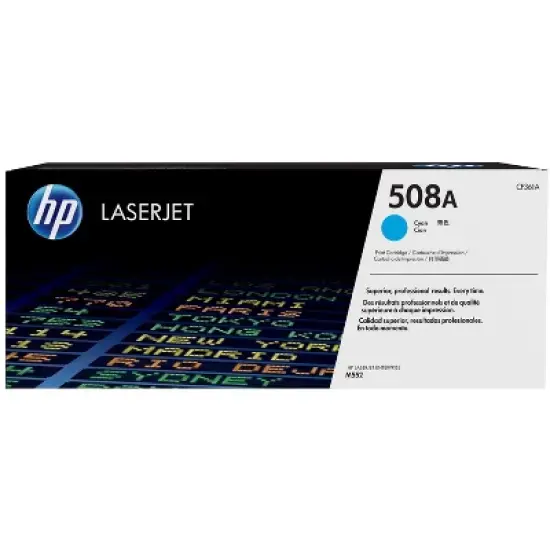 HP 508A Cyan Original LaserJet Toner Cartridge, ~5,000 pages, CF361A image {6}