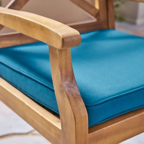 Juniper 7pc Acacia Wood Dining Set - Christopher Knight Home image {5}